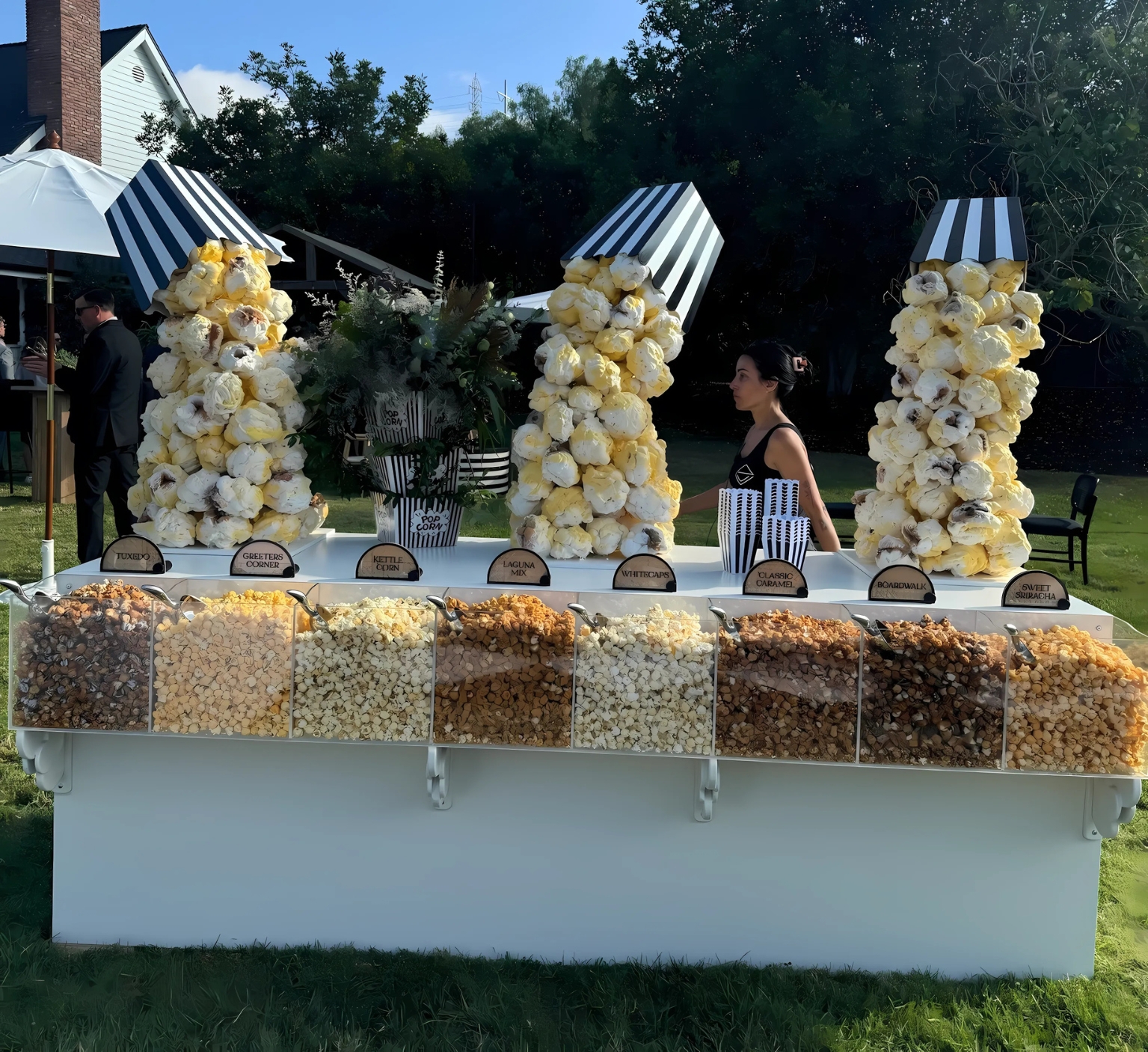 custom popcorn bar